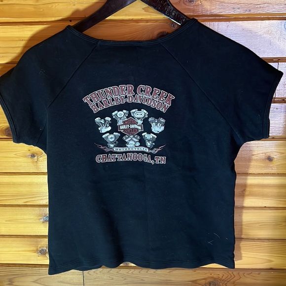 Harley Davidson 50th Sportster Thunder Creek baby doll t-shirt - Picture 2 of 7